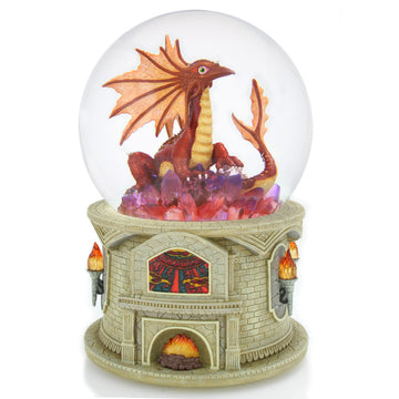 Fire Dragon Musical Waterglobe
